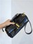 Siyah Küçük Sığır Derisi Çanta 2024 Bahar Gerçek Deri Moda Stil Küçük Crossbody Çanta Çok Yönlü Yağ Balmumu Deri Tek Omuz Kadın Koltuk Altı Çantası (Yurt Dışından) 1