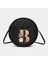 6gold N Altın Harf Adı Desen Serisi Yuvarlak Bayan Crossbody Saklama Çantası Çanta Telefon Cüzdan Messenger Omuz Okul Messenger Çanta (Yurt Dışından) 3