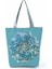 HL5195 Çiçek Tote Bitki Çiçek Baskı Çanta Rahat Kadın Bayanlar Büyük Alışveriş Çantaları Seyahat Plaj Tote Açık Katlanabilir Kadın Bayan Omuz Çantaları (Yurt Dışından) 1