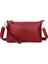 Kırmızı Hakiki Deri Omuz Çantaları Kayışlı Zarf El Çantası Kadınlar Için Crossbody Çanta Çanta Askılı Çanta Fermuarlı Tote Çanta (Yurt Dışından) 5