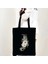 B J 35X40 cm Suluboya Çiçek Düğün Monogram Çiçekler Ilk Harf Baskı Kadın Kanvas Alışveriş Tote Çantaları Eko Yeniden Kullanılabilir Alışveriş Çantaları (Yurt Dışından) 1
