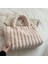 Kahve Moda Peluş Tote Çanta Rahat Üst Çanta Katı Kabarık Omuz Çantası Büyük Kapasiteli Kürklü Alışveriş Çantası Şık Seyahat Kılıfı Çanta (Yurt Dışından) 4