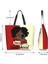 A17 Bir Boyut Siyah Kadın Sorority Tote Çanta Estetik Vintage Tasarımcı Çanta Kadınlar Için Alışveriş Çantaları Seyahat Bakkal Alışveriş (Yurt Dışından) 4