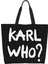 Stil 8 50X40X15 cm Kawaii Karl Who Sloganı Alışveriş Bez Çantalar Yeniden Kullanılabilir Kanvas Bakkal Alışveriş Omuz Çantası (Yurt Dışından) 2