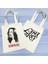 E136 Shopper Lana Del Rey Logo Grafik Hipster Karikatür Baskı Tote Alışveriş Çantaları Kız Moda Rahat Paket Yüksek Kapasiteli El Çantası (Yurt Dışından) 4