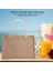 XL-37X27X17CM Moda Çuval Bezi Bez Çantalar Boş Jüt Plaj Alışveriş Çantası Vintage Yeniden Kullanılabilir Hediye Saplı Çantalar Taşınabilir Kadın Alışveriş Çantası (Yurt Dışından) 5
