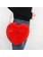 Turuncu Moda Kadın Kalp Şeklinde Çanta Sevimli Kawaii Taklit Kürk Crossbody Çanta Cüzdan Çanta Peluş Zincir Omuz Çantası Bayan Çanta (Yurt Dışından) 3