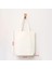 WHITE-40X30X10CM Büyük Kapasiteli Kanvas Alışveriş Çantaları Katlanır Çevre Dostu Pamuk Bez Çantalar Yeniden Kullanılabilir Diy Omuz Çantası Bakkal Çanta Bej Beyaz (Yurt Dışından) 1