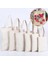 WHITE-40X30X10CM Büyük Kapasiteli Kanvas Alışveriş Çantaları Katlanır Çevre Dostu Pamuk Bez Çantalar Yeniden Kullanılabilir Diy Omuz Çantası Bakkal Çanta Bej Beyaz (Yurt Dışından) 2