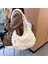 Siyah C 32X27X12CM Kadın Kapitone Çanta Kirpi Tote Çanta Yastıklı Kabarık Crossbody Çanta Büyük Kapasiteli Messenger Hobo Çanta Naylon Kabarcıklar Bulut Çanta 2023 (Yurt Dışından) 3