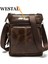 701BZ4DARKGREEN Westal Messenger Çanta Erkek Omuz Hakiki Deri Çanta Flap Küçük Erkek Adam Erkekler Için Crossbody Çanta Doğal Deri Çanta M701 (Yurt Dışından) 2