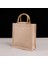 3-32X22X13CM Vintage Bambu Jüt Çanta Su Geçirmez Çuval Bezi Tote Çanta Rahat Büyük Kapasiteli Bej Çanta Taşınabilir Plaj Seyahat Organizatör Çantaları (Yurt Dışından) 5