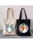 B 57 35X40 cm Komik Honk Isimsiz Kaz Oyunu Güzel Meme Ördek Sevimli Karikatür Hayvan Omuz Kanvas Tote Çanta Harajuku Alışveriş Shopper Çanta (Yurt Dışından) 3