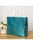 Siyah 28X32X12CM Dokunmamış Kumaş Alışveriş Çantası Bakkal Çantası Degrade Katlanır Çanta Eko Çanta Paket Servis Çantası Su Geçirmez Depolama Yeniden Kullanılabilir Alışveriş Kesesi (Yurt Dışından) 3