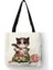 Desen 16 Boyut L 40X40 cm Özel Çiçek Pet Köpek Kedi Baskı Kadın Tote Çanta Rahat Okul Seyahat Omuz Çantası Süpermarket Için Yeniden Kullanılabilir Alışveriş Çantaları (Yurt Dışından) 1