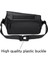 Gümüş Pu Manyetik Toka Erkek Fonksiyonel Kamera Crossbody Çanta Su Geçirmez Ipad Çok Fonksiyonlu Göğüs Çantası Erkek Kişisel Omuz Çantası Standı Messenger Çanta (Yurt Dışından) 5