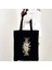 B I 35X40 cm Suluboya Çiçek Düğün Monogram Çiçekler Ilk Harf Baskı Kadın Kanvas Alışveriş Tote Çantaları Eko Yeniden Kullanılabilir Alışveriş Çantaları (Yurt Dışından) 1