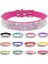Sarı Stil S Beden Süet Fiber Kristal Köpek Tasması Rahat Glitter Rhinestone Köpek Tasmaları Çinko Alaşım Toka Yaka Küçük Köpekler Kediler Için Xx (Yurt Dışından) 3