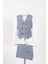 Kuş Gözü Slim Fit Erkek Çocuk Takım Elbise/Gömleksiz_mnvs2285 2