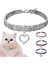 Pembe Tarzı L Boyutu Yaylar Rhinestone Evcil Hayvan Tasması Köpekler Kedi Kolye Takı Kalp Charms Parti Hediye Dört Renk Mevcuttur (Yurt Dışından) 2