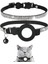 Siyah Stil Bling Pet Kedi Ayarlanabilir Hava Etiketi Durumda Yaka Çan ile Kedi Tasmaları Küçük Köpek ve Kediler Için Anti Kayıp Bulucu Izci Köpek (Yurt Dışından) 2