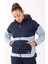 Comfort Kadın Kapşonlu Uzun Kol Sisli Mavi Tracktop 21440 3