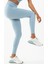 SlimFit Kadın Sisli Mavi Tayt 812118 2