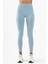 SlimFit Kadın Sisli Mavi Tayt 812118 3