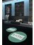 Dijital Baskılı Kaymaz Yıkanabilir Bath Yuvarlak Ikili Banyo Takımı, N-Y-Klozet-07-Yeşil, 5
