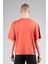 Oversize Erkek Bisiklet Yaka Kiremit T-shirt 2