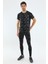 SlimFit Erkek Siyah Tayt 14080 3