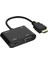 4in1 HDMI To VGA Adaptör Type C Aux Çevirivi Adaptör - FC504 1