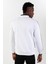 Regular Erkek Dik Yaka Reglan Kol Beyaz Eşofman Üstü 21758 5