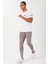 SlimFit Basic Erkek Gri Tayt 5