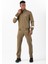 Comfort Erkek Dik Yaka Düz Paça Reglan Kol Haki Eşofman Takımı 22315 4