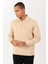 Sportswear Regular Erkek Polo Yaka Takma Kol Basic Kil Rengi Sweatshirt 22395 2