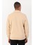 Sportswear Regular Erkek Polo Yaka Takma Kol Basic Kil Rengi Sweatshirt 22395 4