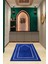 Dijital Baskılı Kaymaz Yıkanabilir (70X130) Hediyelik Namazlık Seccade, N-Seccade-11-Mavi, 4