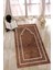 Dijital Baskılı Kaymaz Yıkanabilir (70X130) Hediyelik Namazlık Seccade, N-Seccade-11-Kahve, 3