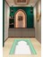 Dijital Baskılı Kaymaz Yıkanabilir (70X130) Hediyelik Namazlık Seccade, N-Seccade-27-Yeşil, 1