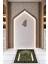 Dijital Baskılı Kaymaz Yıkanabilir (70X130) Hediyelik Namazlık Seccade, N-Seccade-34-Kahve, 5