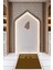 Dijital Baskılı Kaymaz Yıkanabilir (70X130) Hediyelik Namazlık Seccade, N-Seccade-46-Kahve, 3
