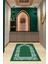 Dijital Baskılı Kaymaz Yıkanabilir (70X130) Hediyelik Namazlık Seccade, N-Seccade-12-Yeşil, 4