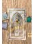 Dijital Baskılı Kaymaz Yıkanabilir (70X130) Hediyelik Namazlık Seccade, N-Seccade-36-Gold, 1