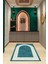 Dijital Baskılı Kaymaz Yıkanabilir (70X130) Hediyelik Namazlık Seccade, N-Seccade-10-Mavi, 4