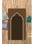 Dijital Baskılı Kaymaz Yıkanabilir (70X130) Hediyelik Namazlık Seccade, N-Seccade-08-Kahve, 5