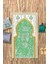 Dijital Baskılı Kaymaz Yıkanabilir (70X130) Hediyelik Namazlık Seccade, N-Seccade-26-Yeşil, 3