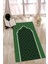 Dijital Baskılı Kaymaz Yıkanabilir (70X130) Hediyelik Namazlık Seccade, N-Seccade-08-Yeşil, 3