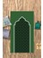 Dijital Baskılı Kaymaz Yıkanabilir (70X130) Hediyelik Namazlık Seccade, N-Seccade-08-Yeşil, 5
