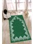 Dijital Baskılı Kaymaz Yıkanabilir (70X130) Hediyelik Namazlık Seccade, N-Seccade-14-Yeşil, 2